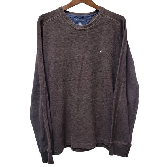 Tommy Hilfiger Men's Crewneck Long-Sleeves Thermal Shirt Size XL Excellent Cond - Picture 1 of 6